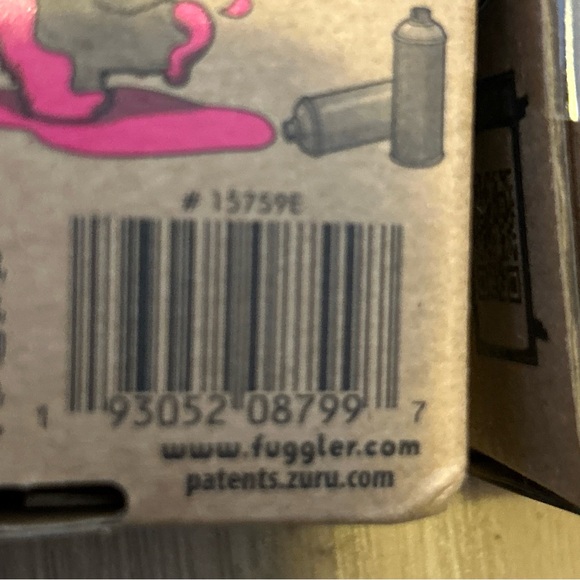 NEW 2026 Lot Of 5 Different Fuggler Baby Pinkles 3.5" Key Ring Valentine Fuggler - Picture 5 of 7